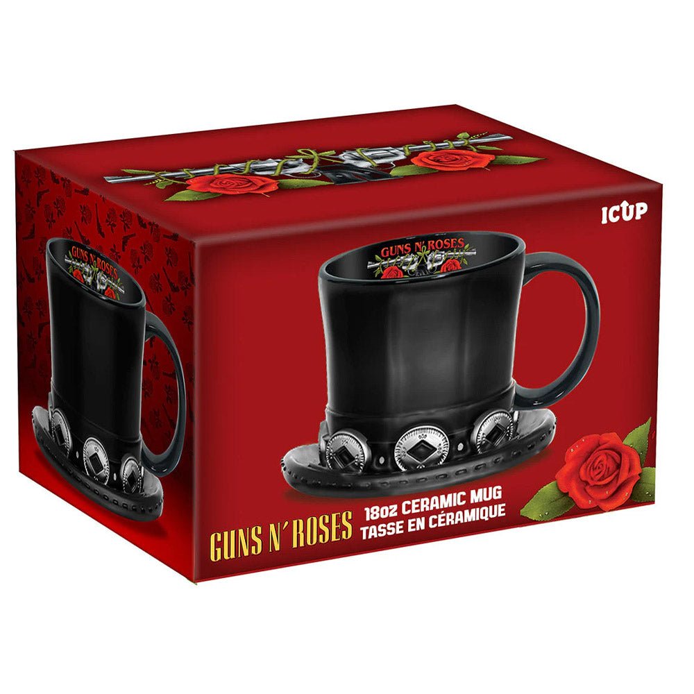 GUNS N ROSES ガンズアンドローゼズ (結成 40周年 ) - Slash's Top Hat Molded Mug / マグカップ - PGS